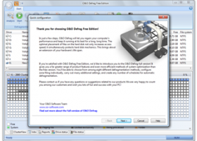 O&O Defrag Free Edition screenshot