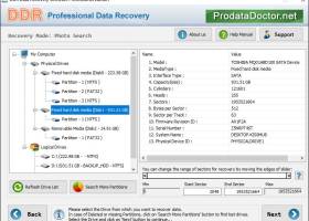 Software for Data Recovery screenshot