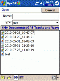 Gpx2rt2 screenshot