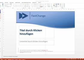 FastChange Toolbar screenshot