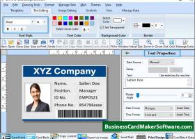 Identity Card Maker Software screenshot