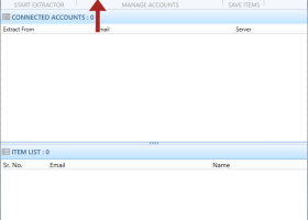 Mailbox Email Address Extractor screenshot