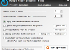 Multiple Reboot Scheduler screenshot