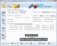 Packaging Barcode Label screenshot