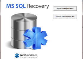 SoftAmbulance MS SQL Recovery screenshot