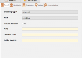 Metamorphosec vCard Creator screenshot