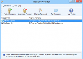 Program Protector screenshot