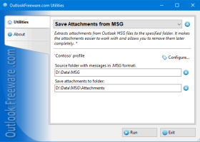 Save Attachments from MSG for Outlook screenshot