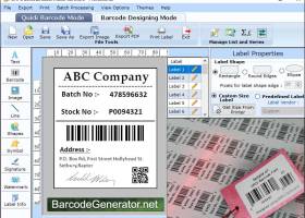 Barcode Generator Software screenshot