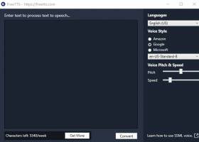 Free TTS screenshot