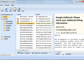 Total Webmail Converter screenshot