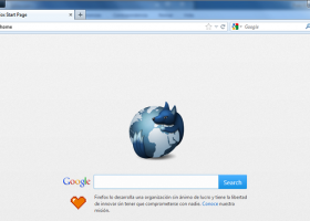 Waterfox screenshot