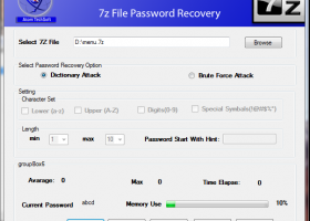 How to Open Password Protected 7zip File screenshot