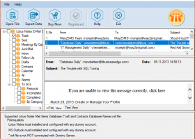 Convert NSF to MSG screenshot