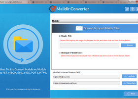 Maildir File Converter screenshot