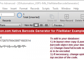 Filemaker USPS Generator screenshot