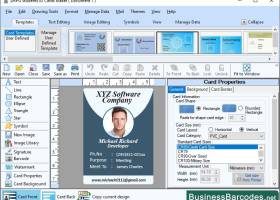 Print and Design ID Card Software screenshot