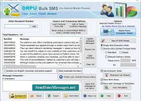 Bulk SMS Software for Android Phone screenshot