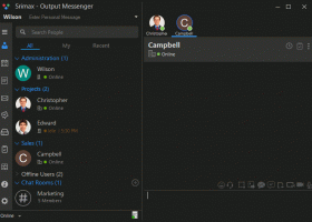 Output Messenger screenshot