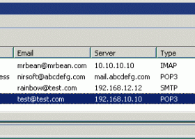 Mail PassView screenshot