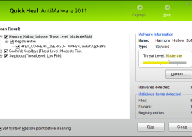 Quick Heal Virus Database screenshot