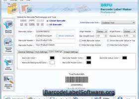 Professional Barcodes Software screenshot