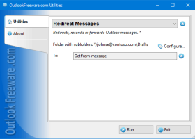 Redirect Messages for Outlook screenshot