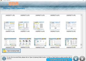 Pro Duo Memory Stick Files Recovery Tool screenshot