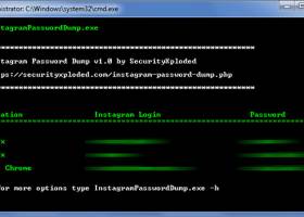 Instagram Password Dump screenshot
