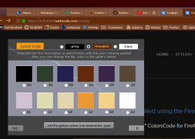 ColorsCode for Firefox screenshot