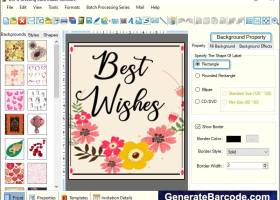 Generate Greeting Card screenshot