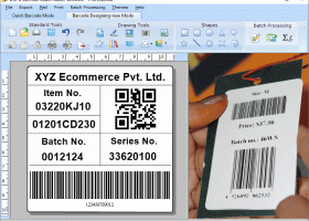 Barcode Label Printing Software screenshot