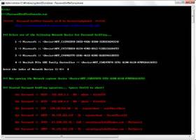 Password Sniffer Console screenshot