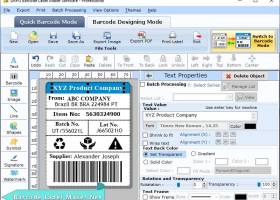 Free Barcode Label Maker Tool screenshot