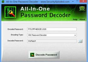 All In One Password Decoder screenshot