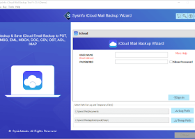 Sysinfo iCloud Email Backup Software screenshot