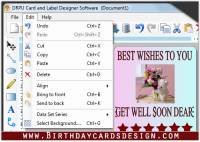 Birthday Cards Design Software screenshot