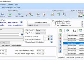 Professional Barcode Labeling Software screenshot