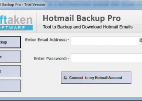 Softaken Hotmail Backup screenshot