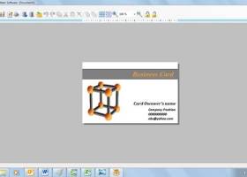 Business Card Maker Software screenshot