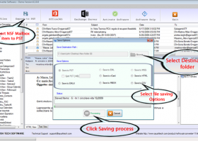 ATS NSF To PST Converter screenshot