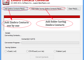 Software4Help Zimbra Contacts Converter screenshot