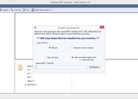 TrustVare NSF Converter screenshot