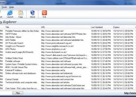 URL History Explorer screenshot