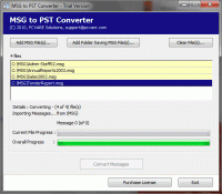 Convert MSG to PST screenshot