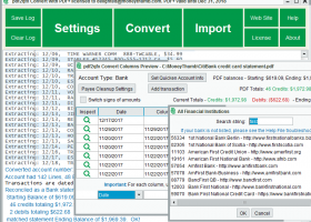 PDF2QFX Convert screenshot