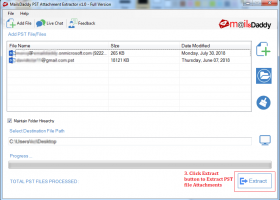 MailsDaddy PST Attachment Extractor screenshot
