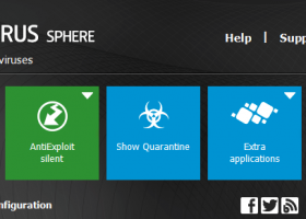 TrustPort Antivirus Sphere screenshot