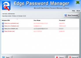 Password Manager for Microsoft Edge screenshot