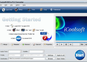 iCoolsoft DVD to FLV Suite screenshot